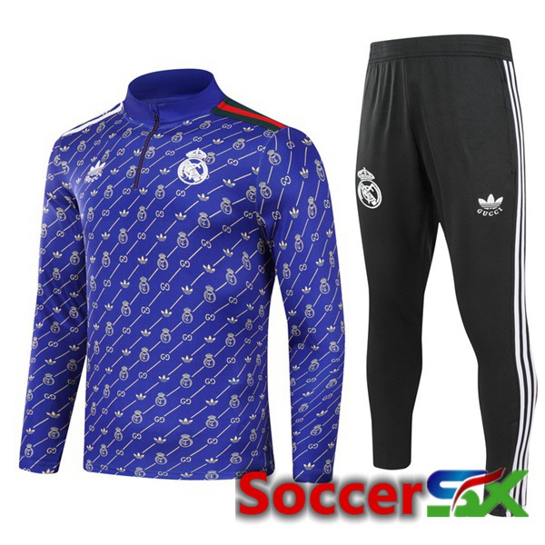 Real Madrid kit Training Tracksuit Blue 2024/2025