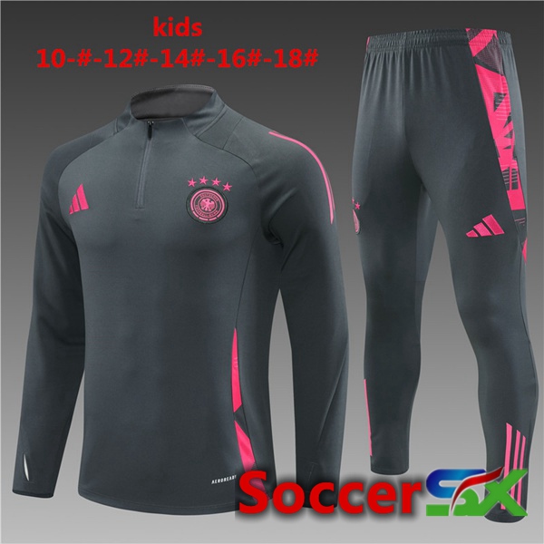 Germany Kids kit Training Tracksuit Grey 2024/2025