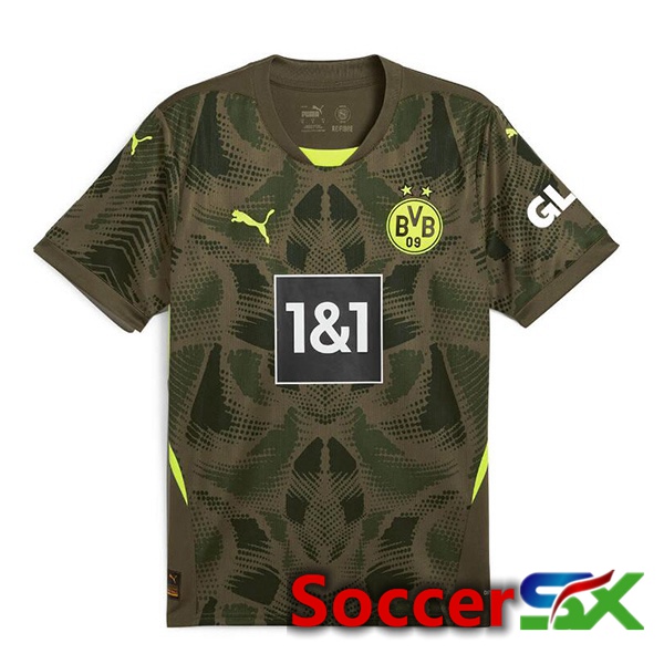 Dortmund BVB Goalkeeper Soccer Jersey Green 2024/2025
