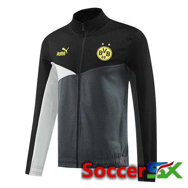 Dortmund BVB Training Jacket Black Grey 2024/2025
