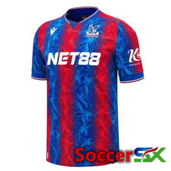 Crystal Palace Home Soccer Jersey Red Blue 2024/2025