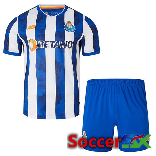 FC Porto Kids Home Soccer Jersey Blue White 2024/2025