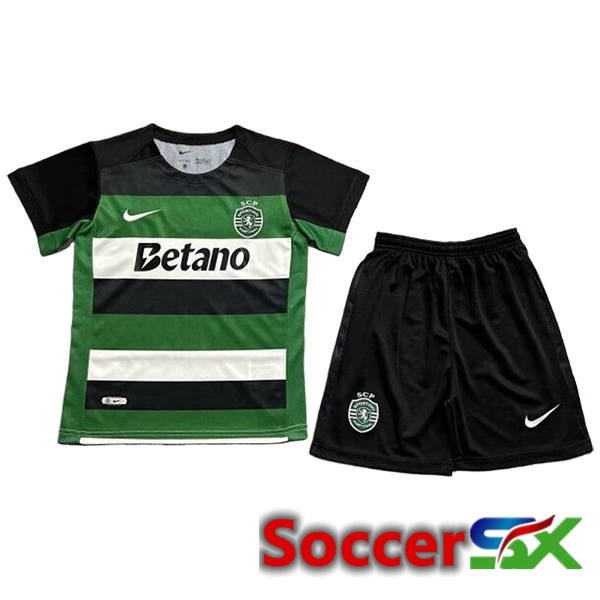 Sporting Kids Home Soccer Jersey 2024/2025