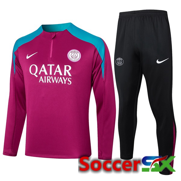Paris PSG kit Training Tracksuit Purple 2024/2025