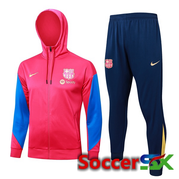 FC Barcelona Training Sweatshirt Hoodie Red 2024/2025