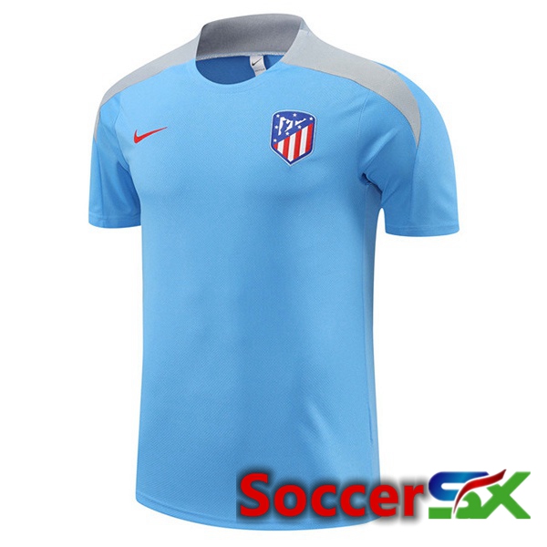 Atletico Madrid Training T Shirt Blue 2024/2025