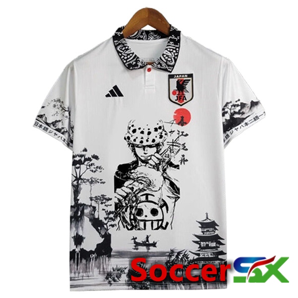 Japan Soccer Jersey Special Edition White/Black 2024/2025