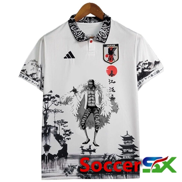 Japan Soccer Jersey Special Edition White/Black 2024/2025