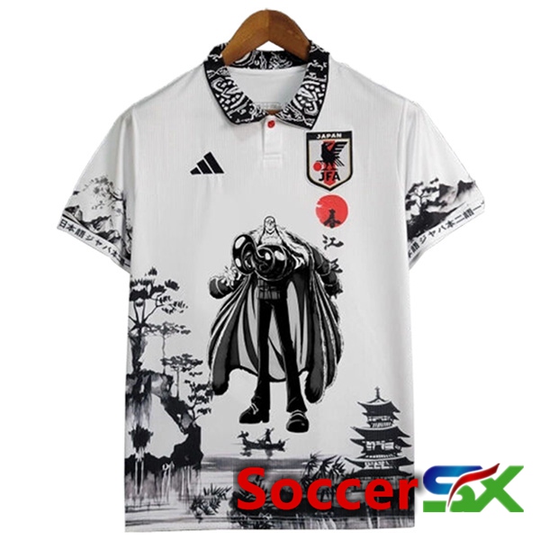 Japan Soccer Jersey Special Edition White/Black 2024/2025