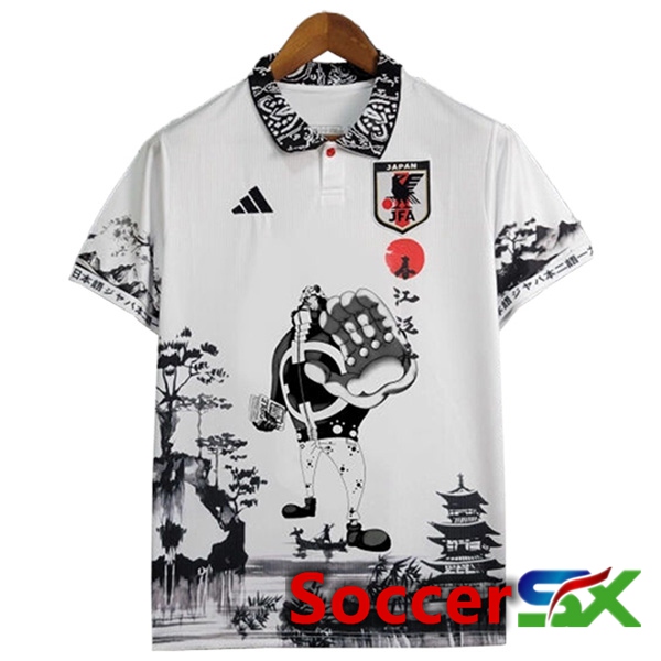 Japan Soccer Jersey Special Edition White/Black 2024/2025