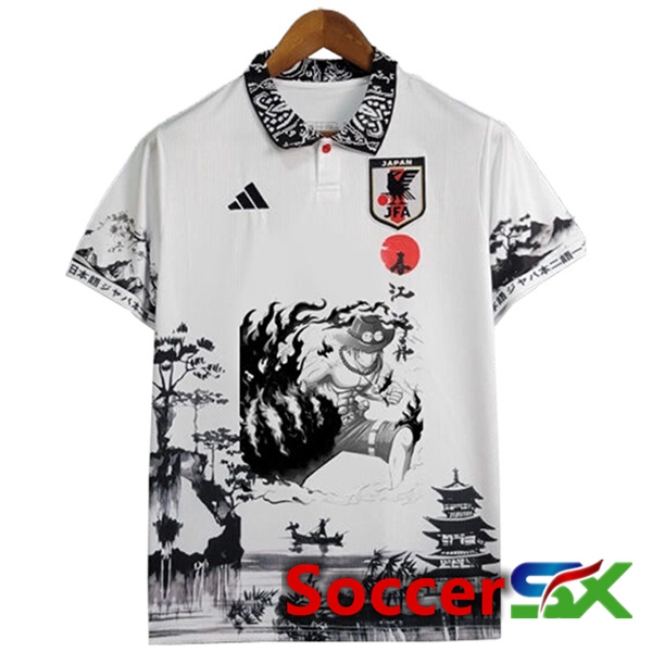 Japan Soccer Jersey Special Edition White/Black 2024/2025