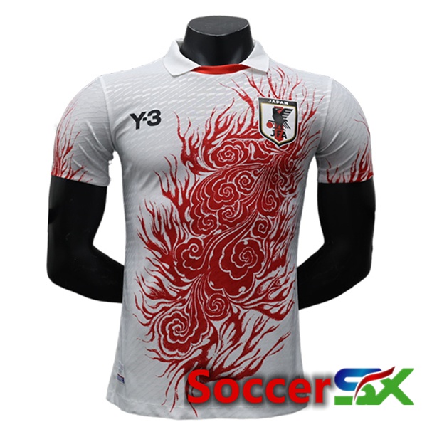 Japan Soccer Jersey Special Edition White/Red 2024/2025
