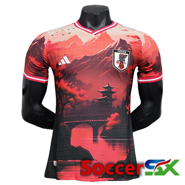 Japan Soccer Jersey Special Edition Red 2024/2025