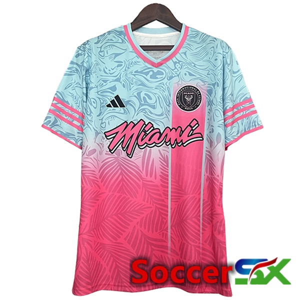 Inter Miami CF Soccer Jersey Special Edition Pink/Blue 2024/2025