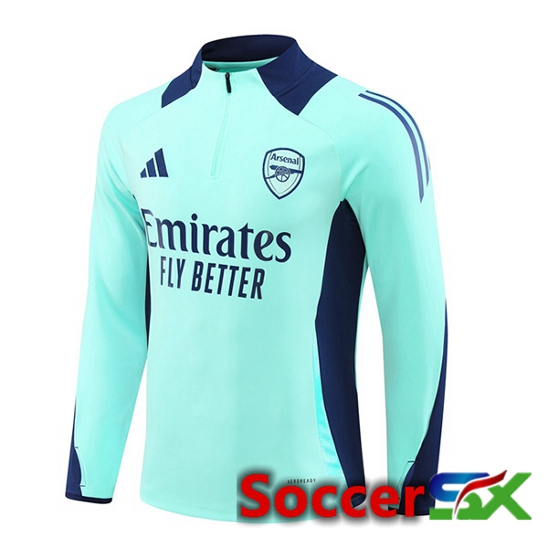 Arsenal Training Sweatshirt Green 2024/2025