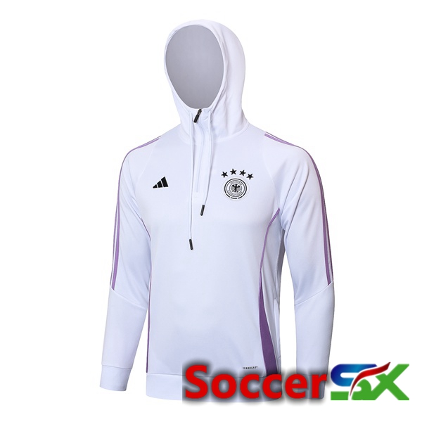 Germany Training Sweatshirt Hoodie White 2024/2025