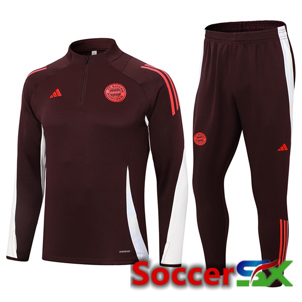 Bayern Munich kit Training Tracksuit Brown 2024/2025