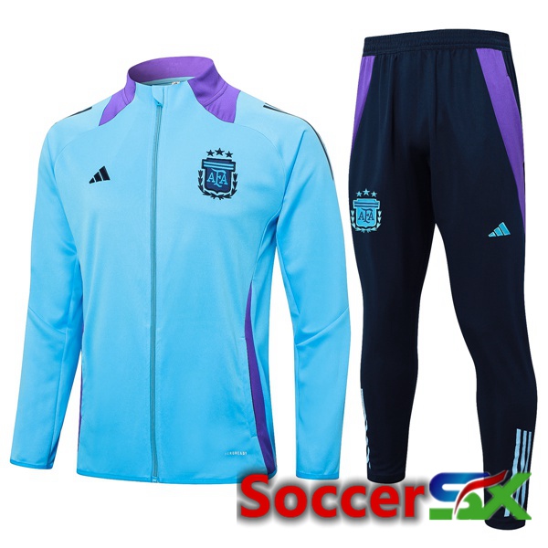 Argentina kit Training Jacket Suit Blue 2024/2025