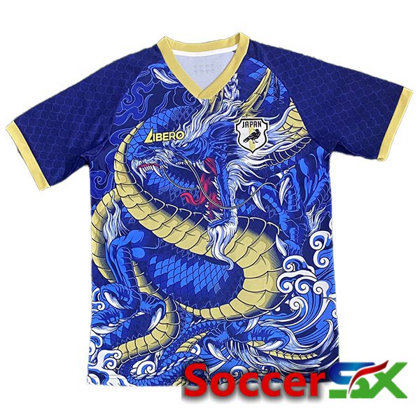 Japan Soccer Jersey Special Edition Blue 2024/2025