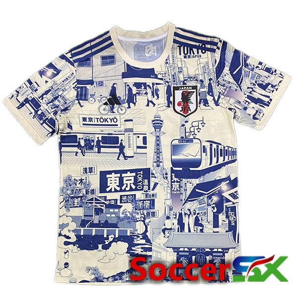 Japan Soccer Jersey Special Edition White 2024/2025