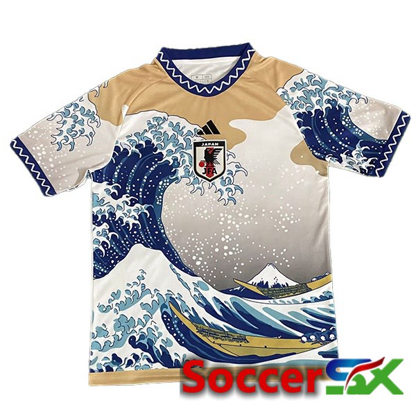 Japan Soccer Jersey Special Edition Yellow 2024/2025