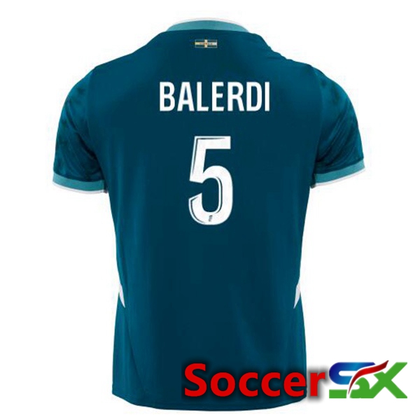 Marseille OM (BALERDI 5) Away Soccer Jersey Blue 2024/2025
