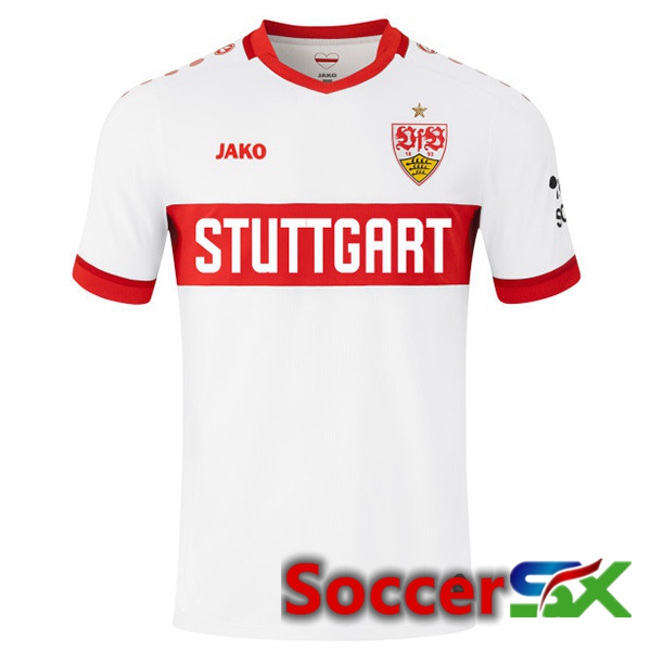 VfB Stuttgart Home Soccer Jersey White 2024/2025