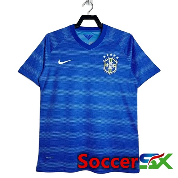 Brazil Retro Away Soccer Jersey 2014