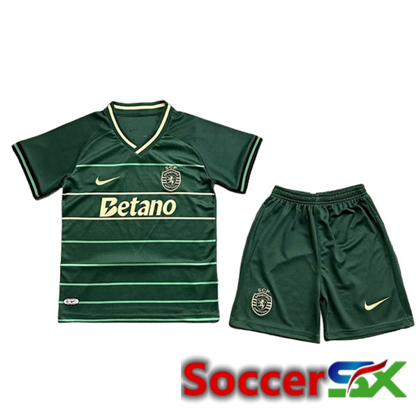 Sporting Kids Soccer Jersey Special Edition Green 2024/2025
