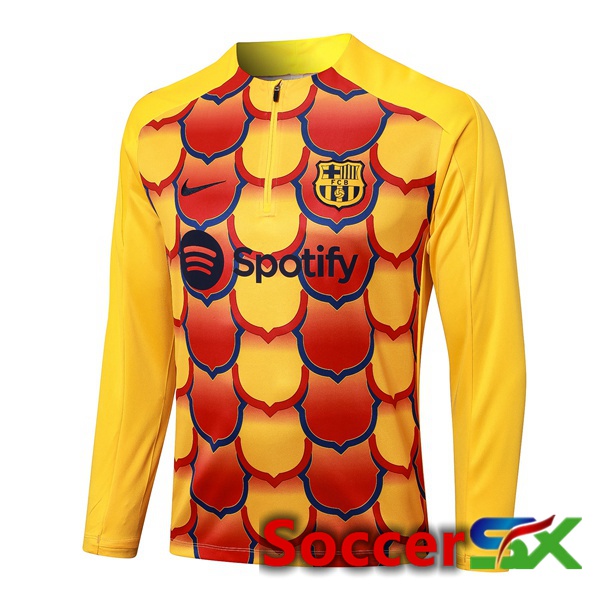 FC Barcelona Training Sweatshirt Yellow 2024/2025