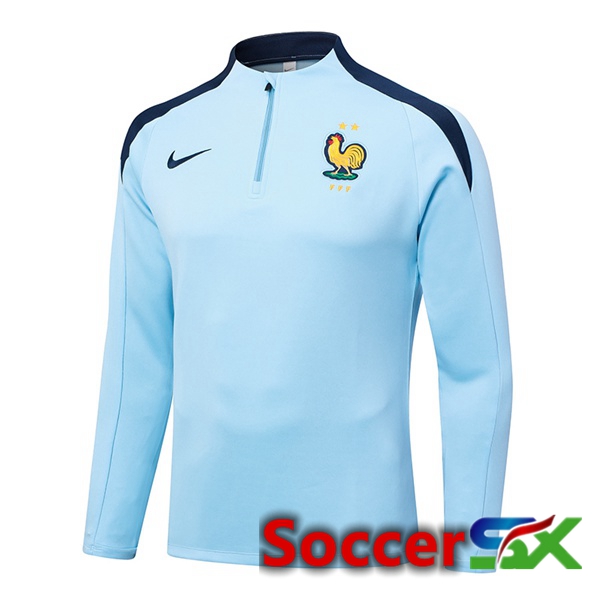 France Training Sweatshirt Blue 2024/2025