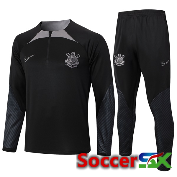 Corinthians kit Training Tracksuit Black 2024/2025