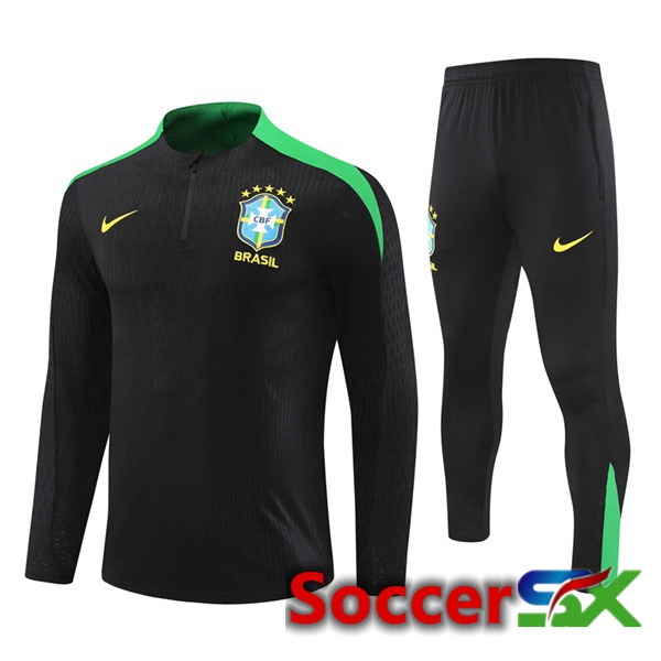 Brazil kit Training Tracksuit Black 2024/2025