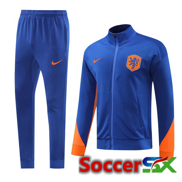 Netherlands kit Training Jacket Suit Blue 2024/2025