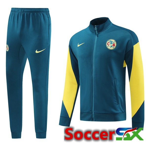 Club America kit Training Jacket Suit Blue 2024/2025
