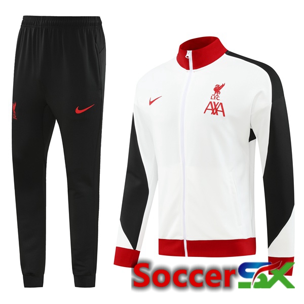FC Liverpool kit Training Jacket Suit White 2024/2025