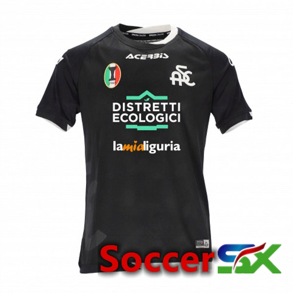 Spezia Calcio Away Jersey Black 2022/2023