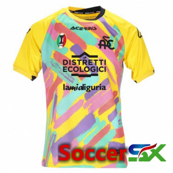 Spezia Calcio Third Jersey Yellow 2022/2023