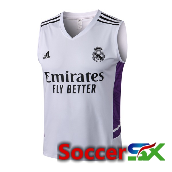 Real MadridSoccer Vest White 2022/2023