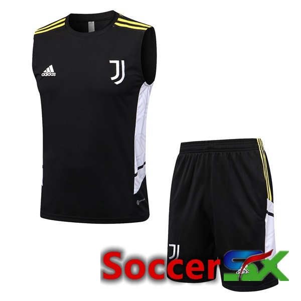 Juventus Soccer Vest + Shorts Black 2022/2023