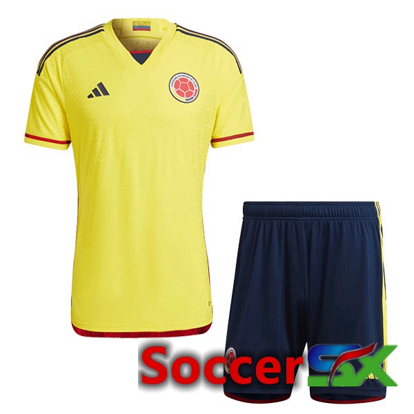 Colombia Kids Home Jersey Yellow 2023/2023
