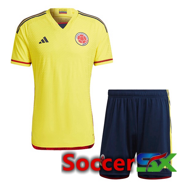 Colombia Kids Home Jersey Yellow 2023/2023