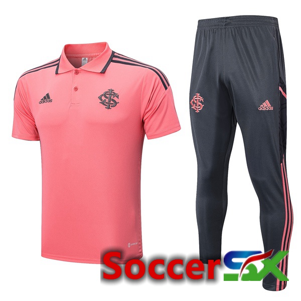 SC Internacional Soccer Polo + Pants Pink 2022/2023