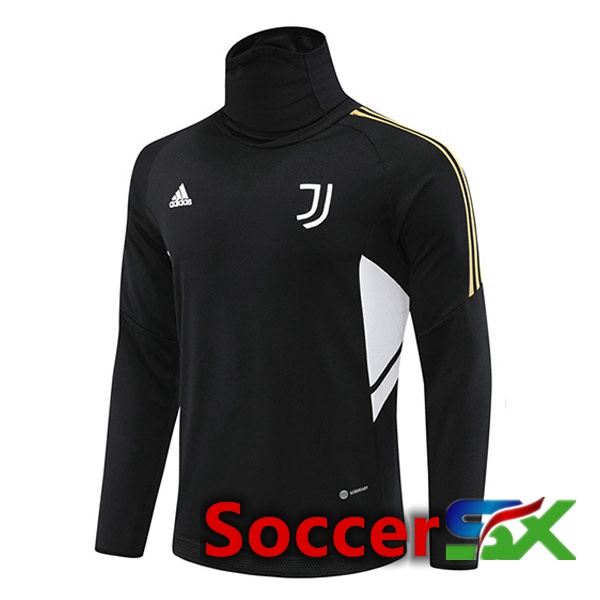 Juventus High collar Training Sweatshirt Black 2022/2023