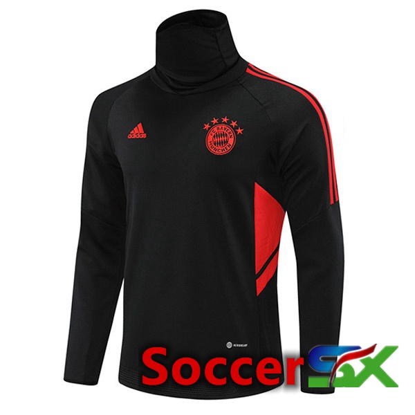 Bayern Munich High collar Training Sweatshirt Black 2022/2023