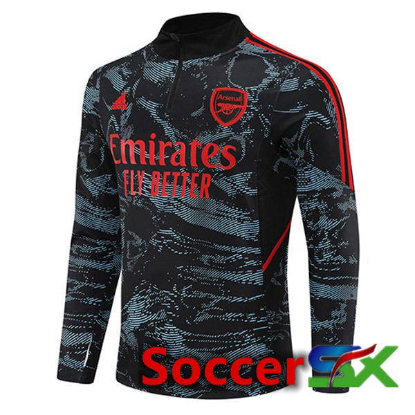 Arsenal Training Sweatshirt Blue Red 2022/2023