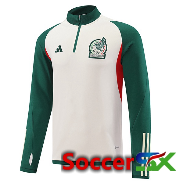 Mexico Training Sweatshirt White Green 2022/2023