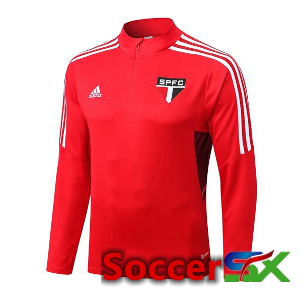 Sao Paulo FC Training Sweatshirt Red 2022/2023