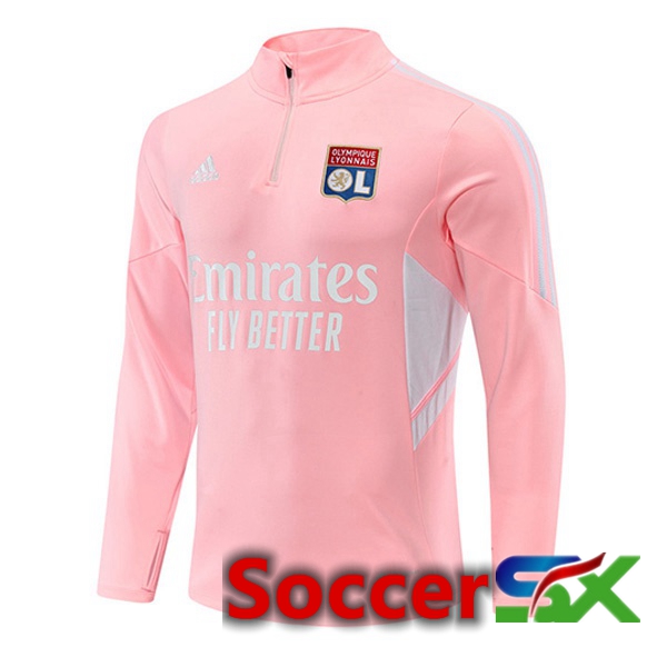 Lyon OL Training Sweatshirt Pink 2022/2023