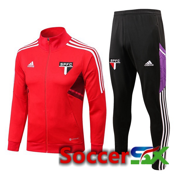 Sao Paulo FC Training Jacket Suit Red 2022/2023